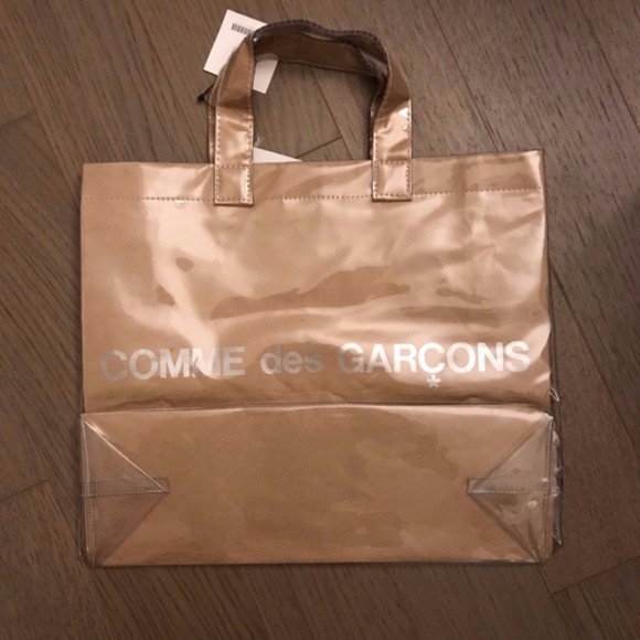comme des garcons vinyl tote